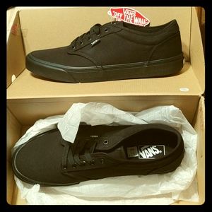 Vans off the wall all black